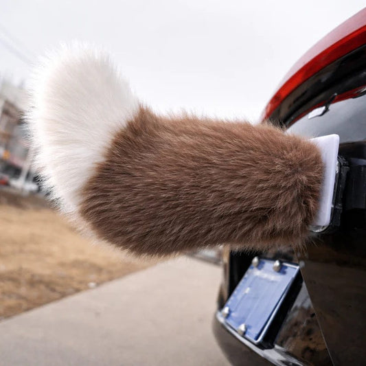FURRYTAIL-MOTORCYCLE & CAR MOVING BROWN TAIL